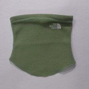 The North Face Green Fleece Neck Gaiter Adjustable Drawcord Unisex Cold Weather